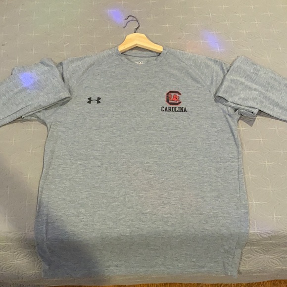 Long sleeve gray Carolina Gamecocks shirt - Picture 2 of 7